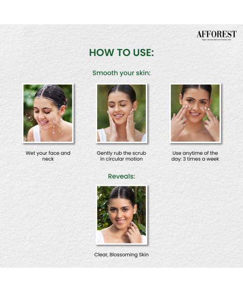 AFFOREST: Green Coffee Gel Face Scrub  - 50gm