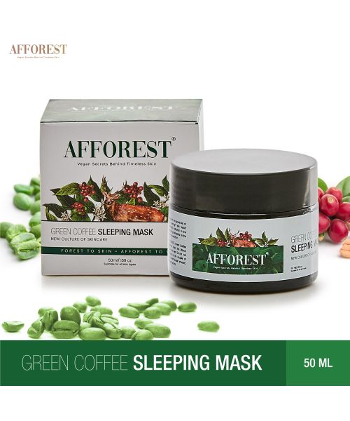 AFFOREST: Green Coffee Sleeping Mask  - 50gm