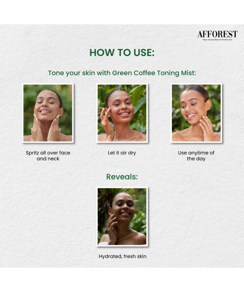 AFFOREST: Green Coffee Toning Mist  - 100ml