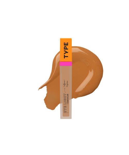 Type Beauty: Eye Light Concealer, For Fine Lines & Wrinkles - Toffee - 8Ml