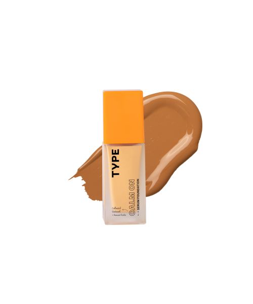 Type Beauty: Calm On Serum Foundation For Sensetive Skin & Redness - Maple - 3Oml