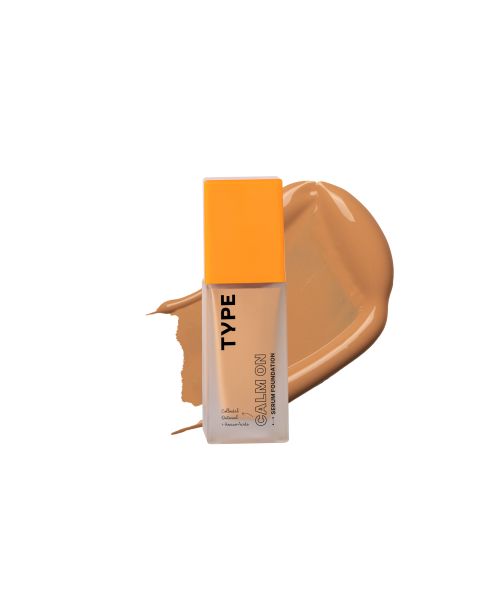 Type Beauty: Calm On Serum Foundation For Sensetive Skin & Redness - Toffee - 3Oml