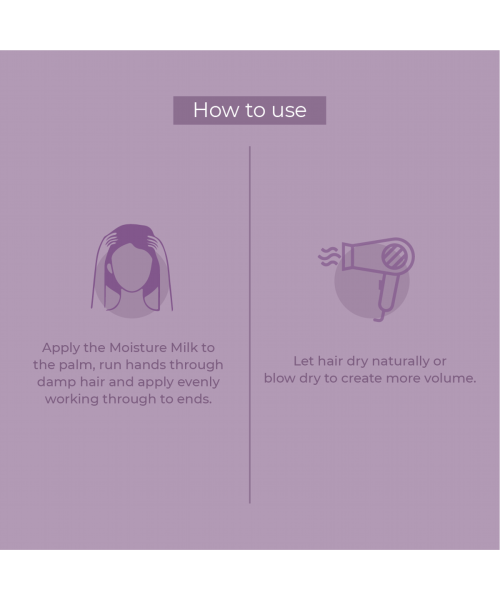 Ashba Botanics: Curl Moisture Milk For Curly Wavy Hair - 237ml