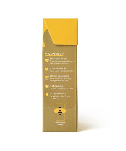 Honey Twigs: Vanilla Infused Honey - 240gm - 30 Sachets