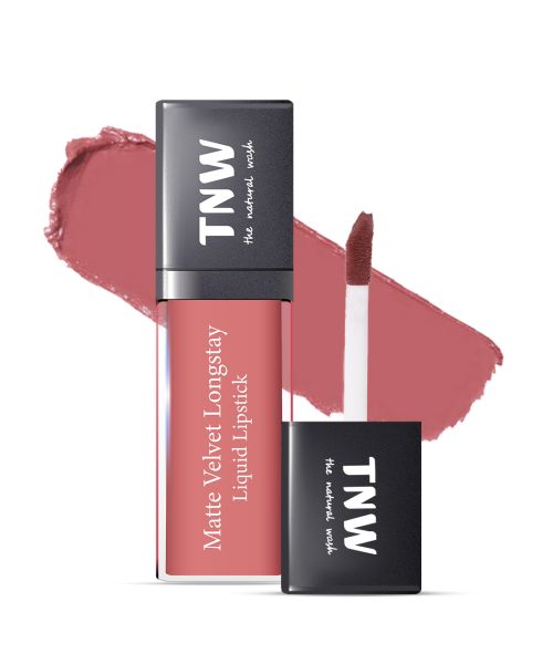 TNW - The Natural Wash: Matte Velvet Longstay Liquid Lipstick - 01 - Blush Nude - 5ml