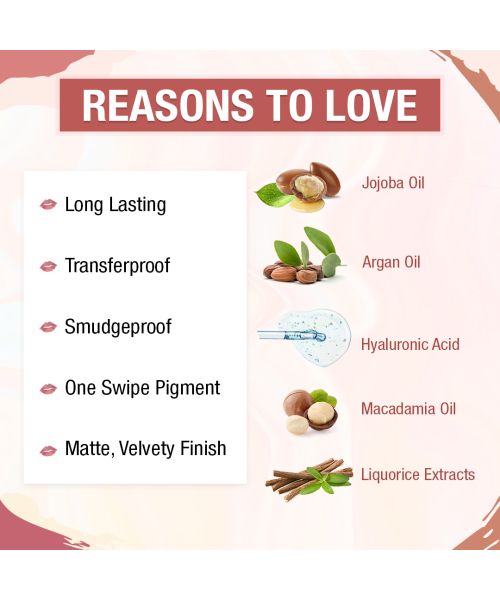 TNW - The Natural Wash: Matte Velvet Longstay Liquid Lipstick - 03 - Magical Mauve - 5ml