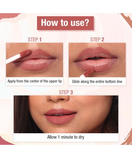 TNW - The Natural Wash: Matte Velvet Longstay Liquid Lipstick - 02 - Spicy Coral - 5ml