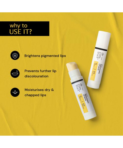 Deconstruct Skincare: Brightening Lip Balm with SPF 30 - 1% Vitamin C + 0.1% Resorcinol - 4gm