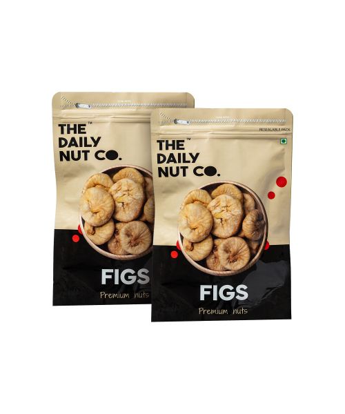 The Daily Nut Co.: Premium Figs/Anjeer - Pack of 2 - 250gm each