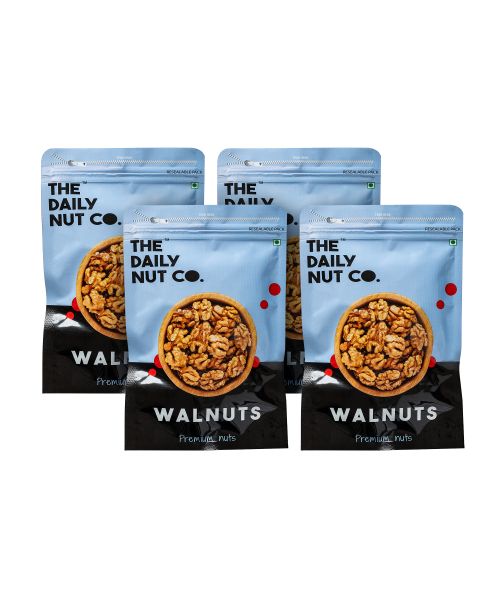 The Daily Nut Co.: Premium Walnuts - Pack of 4 - 200gm each