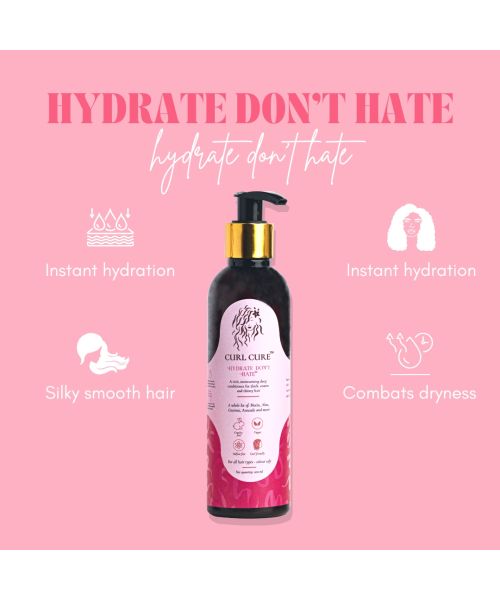 Curl Cure: 3 Step Curl Routine - Shampoo, Deep Conditioner & Curl Cream - 200ml each