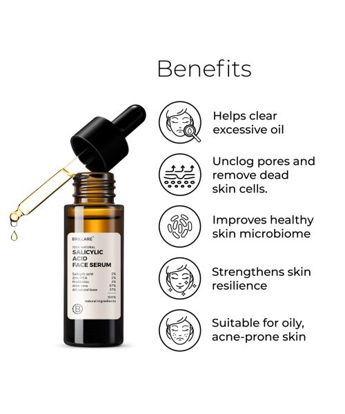 Brillare: Salicylic Acid Face Serum For Oily - 30ml