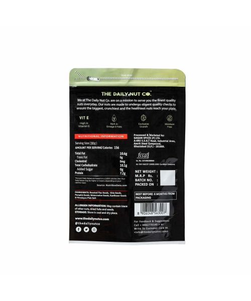The Daily Nut Co.: Daily Seed Mix- Roasted Exotic Mix - Pack of 2 - 250gm each