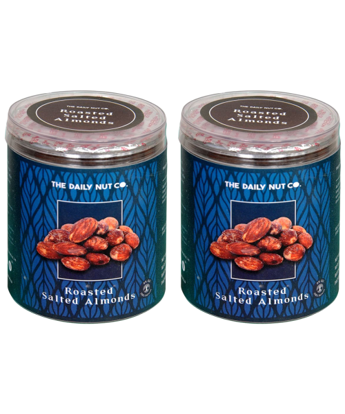 The Daily Nut Co.: Roasted Almonds - Pack of 2 - 250gm each