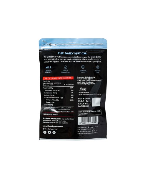 The Daily Nut Co.: Premium Walnuts - Pack of 4 - 200gm each