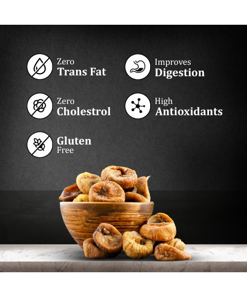 The Daily Nut Co.: Premium Figs/Anjeer - Pack of 2 - 250gm each