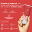 Glamveda: Strawberry Exfoliating Face Wash -Reduces tanning - 100ml