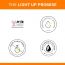 LIGHT UP: Ace The Glow Vitamin C Skin Brightening Set - 50gm
