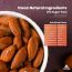 Omay Foods: Classic Salted Roasted Almonds Pouch - 400gm