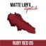 C2P Pro: Pro Matte Lip FX Lipstick  Ruby Red 05