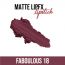 C2P Pro: Pro Matte Lip FX Lipstick  Faboulous 18