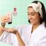 The Face Shop: Rice Water Bright Foaming Cleanser & Bow Velvet Headband Combo