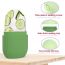 Getmecraft: Green Ice Facial Roller for Face and Eye, Silicone Ice Mold for Facial Skin Care Tool for Women