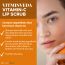 VITMINVEDA: Natural Orange Vitamin C Lip Scrub - 8 gm