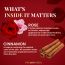 VITMINVEDA: Natural Rose Cinnamon Herbal Soap Bar - 125 gm