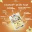 VITMINVEDA: Natural Vanilla Oatmeal Herbal Soap Bar - 125 gm