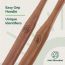 Teeth A Bit: Therapeutic Neem Toothbrush Adult Hefty Handle with Anti-Plaque Medium Bristles - Pack of 2 (Forest Green)