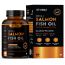 Nirvasa: Omega 3 Salmon Fish Oil Capsules (Triple Strength) - 60 Softgels