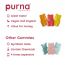 Purna Gummies: 5000mcg Biotin Gummies - Cranberry - 30 Gummies