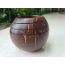 Thenga: Coconut Shell 3 Line Planter