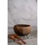 Thenga: Hand Carved Jumbo Coconut Bowl with Spoon & Fork