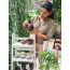 Thenga: Coconut Shell 3 Line Planter