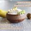 Thenga: Geometric Jumbo Coconut Bowl with Spoon & Fork