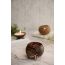 Thenga: 100% Natural Jumbo Hand Carved Coconut Candle Shell Holder - Exotic