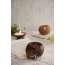 Thenga: 100% Natural Jumbo Hand Carved Coconut Candle Shell Holder - Exotic