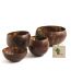Thenga: Coconut Shell Round Bowl Set
