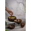 Thenga: Coconut Shell Round Bowl Set