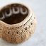 Thenga: 100% Natural Jumbo Hand Carved Coconut Candle Shell Holder - Tropical