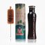Sarveda: Curved Vintage Hammered Water Bottle with Cleaning Brush - 1 Litre