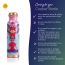 Sarveda: Copper Water Bottle - Pink Noble Thoughts - 1 Litre