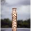 Sarveda: Sarveda Curved Diamond Groove Water Bottle with Cleaning Brush - 1 Litre