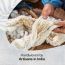 Sarveda: Organic Cotton Yoga Blanket - Brown