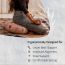 Sarveda: Crescent Zafu Meditation & Yoga Cushion - Texture