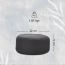 Sarveda: Buckwheat Hulls Hi-Zafu Meditation Cushion - Dark Grey
