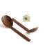 Thenga: Natural Handmade Coconut Shell Serving Spoon - Pack of 2