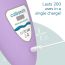 Caresmith: Battery Powered Sonic Massager Brush For Facial Cleansing - Lavender Spunk